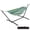 Color B, variant on Heavy-Duty Double Hammock with Stand - 450lb Capacity, Portable Foldable 2-Person Hammock for Indoor & Outdoor, Garden, Backyard, Patio- Color B