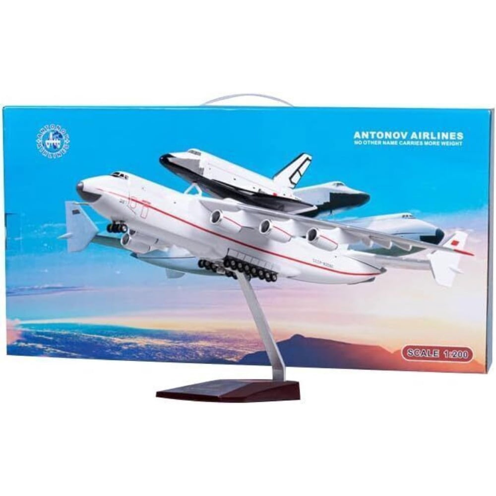 EROCK 1/200 42cm Antonov An-225 CCCP Aircraft Strategic Transport Resin Plane Model US
