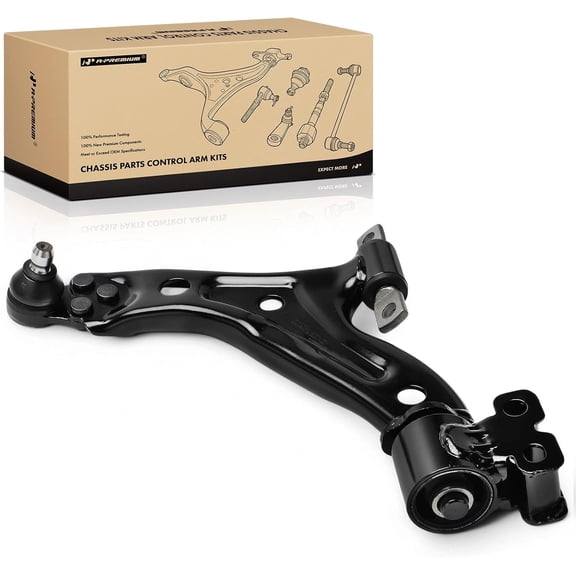 A-Premium Front Left Lower Control Arm, with Ball Joint & Bushing, Compatible with Chevrolet Spark 2016-2022