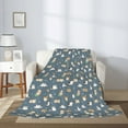 thumbnail image 2 of Rateoe Cute Cats And Dogs Pattern Flannel Throw Blanket, Ultra-soft Blanket for Bed, Couch, Car, Hypoallergenic Anti-pilling blanket-40"x30"(Vertical), 2 of 6