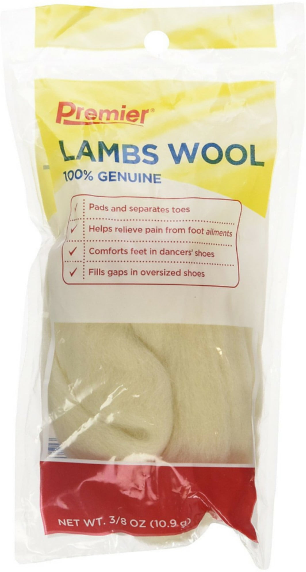 Premier Lambs Wool 3/8 oz