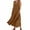 Brown, variant on Summer Dresses for Women Linen Solid Color Round Neck Sleeveless Pocket Casual Maxi Dress Activewear,Red,XXL