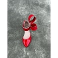 thumbnail image 6 of Girls Aubrey Bow Shoes Black leather dress shoes 2 Youth (big kid), 6 of 11