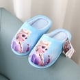 thumbnail image 1 of Disney Frozen 2 elsa zapatillas de algodón para niños invierno niñas padres e hijos antideslizante casa princesa calor grueso lana slippers160-Insole 15CM Gao Jinjia LED, 1 of 2