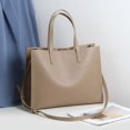 thumbnail image 4 of Bolso de mujer 2024, nuevos bolsos femeninos, bolso para ordenador portátil de 14 pulgadas, maletín de moda, bolsos grandes de hombro portátiles de cuero genuino para ir al trabajo, 4 of 5