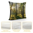 thumbnail image 4 of Orinice Sunlight Trees Grass Graphic Decorative Cushion Throw Pillow Cover for Home Living Room Sofa Car Bedroom Spring High-Quality 1PC 22x22in, 4 of 5