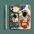 thumbnail image 5 of Case For Redmi K60E K50 K40S K40 K30 K20 10C 9 8A 8 10 Pro 4G 5G Colour Simple Liquid silicone Case Cartoon Space Astronaut, 5 of 5