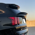 thumbnail image 3 of Ikon Motorsports Rear Trunk Lid Middle Spoiler Wing Lip Added on Bodykit Compatible With 2021-2024 Kia Sorento ABS Plastic Duckbill Style Carbon Fiber Print, 3 of 8
