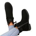 thumbnail image 1 of Botas Vaquera Gamuza Vintage Cortas Informales para Mujer Montar Y Escalar, 1 of 9