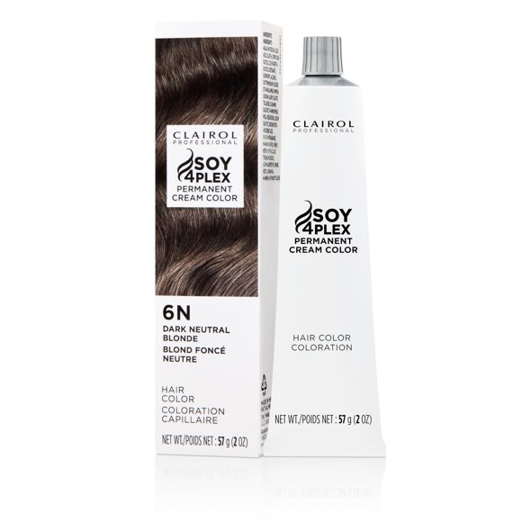 Clairol Professional Crème Permanente, 6n Blond Neutre Foncé, 2 oz. - Emballage Peut Varier