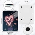 thumbnail image 2 of High Precision Digital Kitchen Scale Tempered Glass Food Scale Multifunction Scale Small Kitchen Appliances Pink Heart-shaped Sparkler, 2 of 7