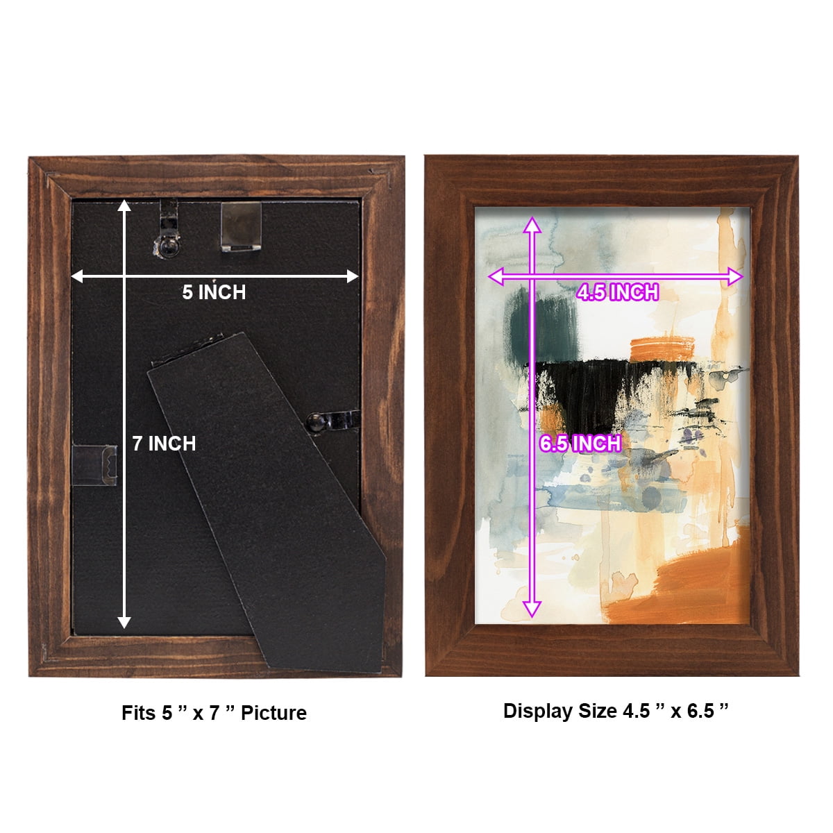 Seria IV - Framed Print w/glass - Chestnut