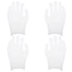 thumbnail image 1 of 12 pares de guantes blancos de algodón para mujeres y hombres, eczema, manos secas, servicio hidratante, limpieza de archivos, joyería, inspección de plata, 1 of 5