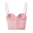thumbnail image 3 of Sngxgn Women's Wireless Seamless Full-Coverage Convertible T-Shirt Bra(RD2,S), 3 of 4