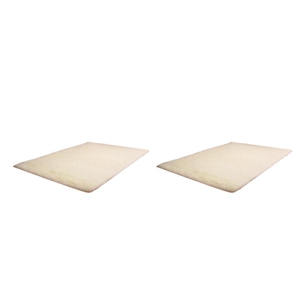 Ounissouiy Alfombras rectangulares de felpa para el hogar, alfombras antideslizantes para la cabecera del hogar, alfombra peluda para el suelo del Type1 NO1 Ounissouiy CBP084283