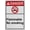 Warning Sign 2, variant on Weatherproof Vertical ANSI Flammable Sign (Iso-octane Extremely flammable Causes irritation See MSDS for health and safety information) 8 in" x 12 in" UV Resistant Indoor Outdoor Workplace Sign