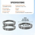 thumbnail image 6 of KFFKFF Razor Cables, 98 ft Razor Spiked Wire, 2 Bundles Razor Wire Barrier, Razor Fence, Razor Strips Spiked Wire Galvanized Razor Wire Barrier, Bundles Razor for Yard, 6 of 9