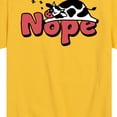 thumbnail image 3 of Instant Message - Nope Sleeping Cow - Toddler & Youth Short Sleeve Graphic T-Shirt, 3 of 6