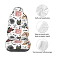 thumbnail image 4 of Wukai Hip Hop Dog Full Set Car Seat Covers with Soft Padding Universal Auto Front Seats Protector and Cushion Mat, 4 of 5