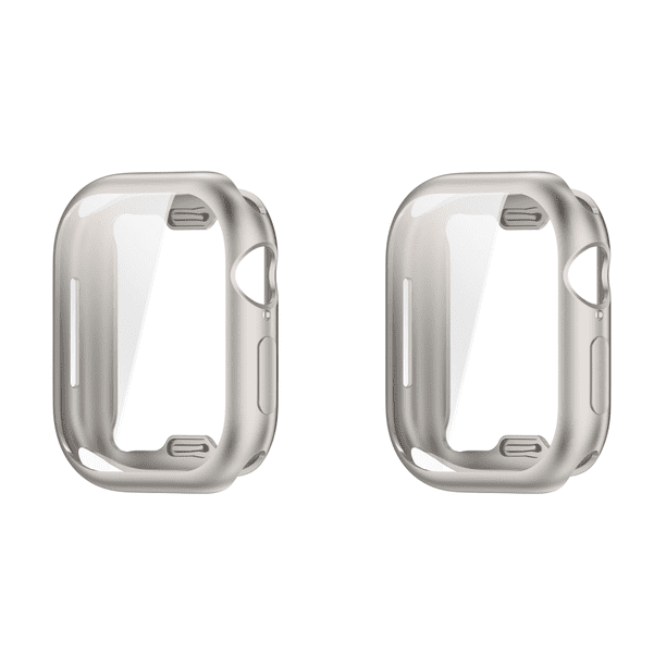 Estuche TPU Protector Suave para Apple Watch Series 10 42 Mm (Color Starlight)