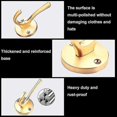 thumbnail image 4 of Hook Coats And Hats 2 Pieces Metal Coat Hooks Hanging Clothes Hook Towel H For Kit, Bath, 4 of 5