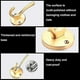 thumbnail image 4 of Hook Coats And Hats 2 Pieces Metal Coat Hooks Hanging Clothes Hook Towel H For Kit, Bath, 4 of 5