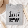 thumbnail image 3 of Jollimate Jesus Saved My Life Shirt, Jesus shirt, Christian 4th July Shirts, Christian Gift For Girl, 3 of 6