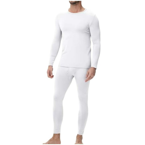 vdgthytj Men's Long Johns Thermal Underwear Set Base Layer Long Sleeve Top and Bottom Pajamas Fall Winter Clothes