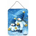 thumbnail image 1 of Gathering Snowflakes Snowman Wall and Door Hanging Prints, 1 of 1