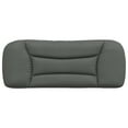 thumbnail image 4 of vidaXL Headboard Cushion Dark grey Fabric (100% polyester) 39.4 in, 4 of 4