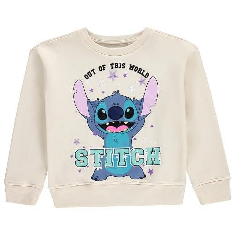 Disney Girls Lilo & Stitch Clothing Set - Stitch Sweatshirt Hoodie and Jogger - 2-Piece Outfit Set - Sizes 4-16