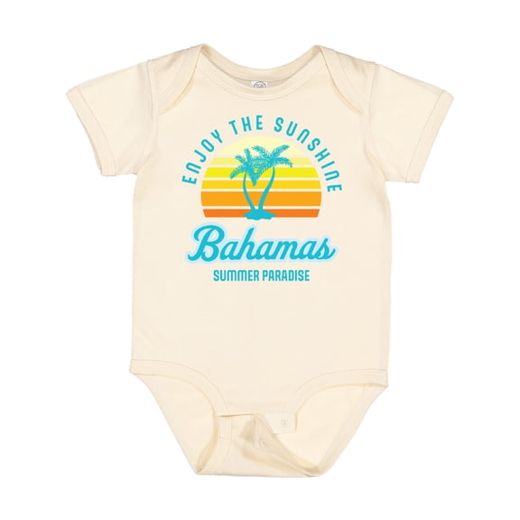 Inktastic Enjoy the Sunshine Bahamas Summer Paradise Boys or Girls Baby Bodysuit