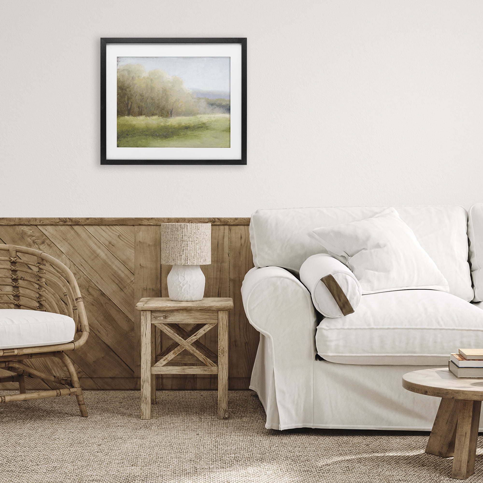 Stupell Industries Within a Familiar Place Landscape Black Framed Print Under Glass, design by Michael Marcon
