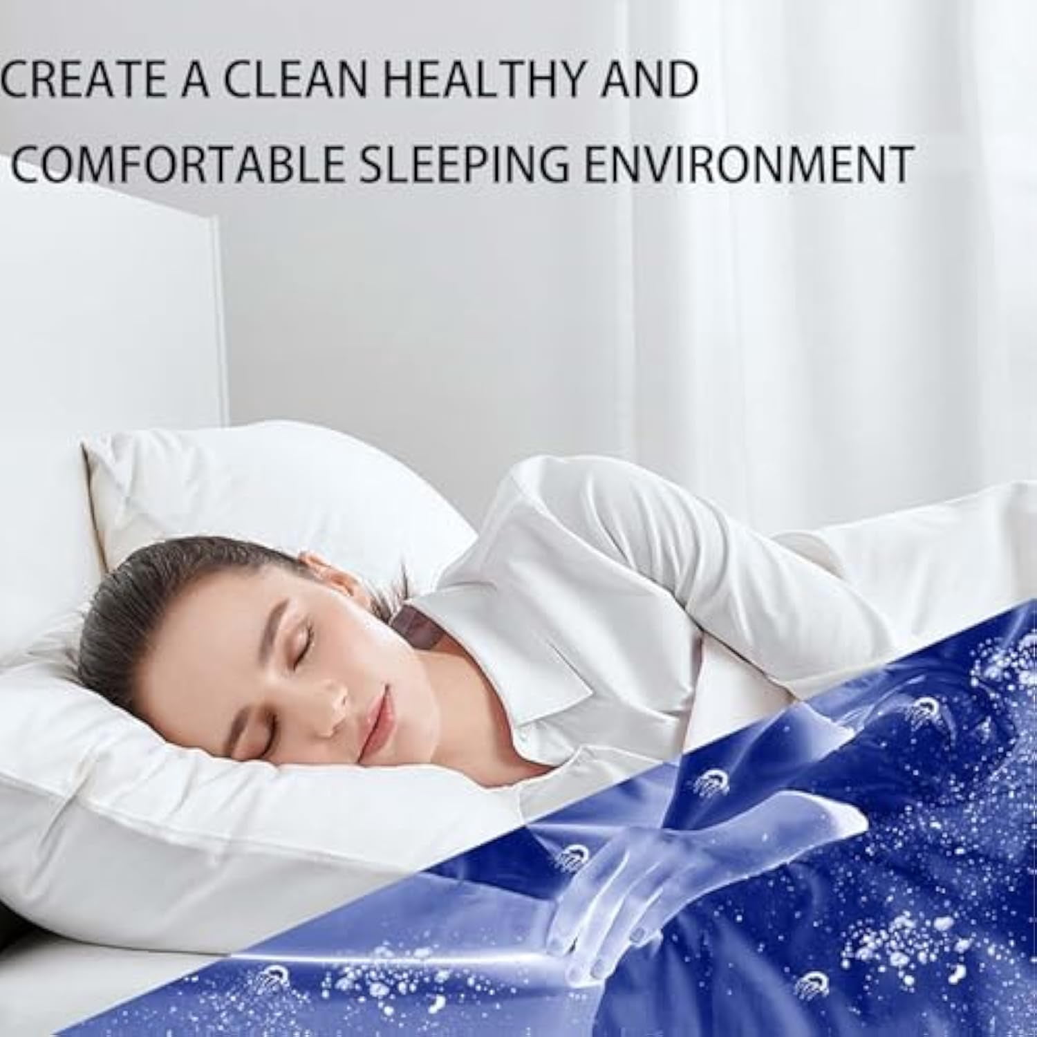 Puresleepy Pro Bed Vacuum, Pure Sleepy, Sleepvac Uv Handheld Vacuum by Isterilize Cordless, Deep Mattress Cleaner, Bed Cleaner Machine (Blue)