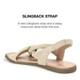 thumbnail image 4 of Journee Collection Womens Deleece Tru Comfort Foam Sling Back Low Block Heel Sandals, 4 of 6