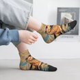 thumbnail image 2 of Naloa Playful Otter Tropical Beach Ankle Socks for Women Non Slip Socks No Show Socks Classic Low Cut Casual Socks Casual Socks, 2 of 7