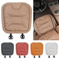 thumbnail image 3 of QHUDLV Car Seat Cushion for Driving, Breathable Skin Friendly Leather Front Bottom and Rear Cars Seats Pad Protector for Auto Office Chair, 3 of 9
