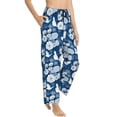 thumbnail image 2 of Naloa Rose Flowers Print Women’s Ultra-Soft Comfy Pajama Lounge Pants with Pockets & Drawstring, 2 of 8