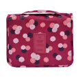 thumbnail image 2 of Bolsa de almacenamiento Macarena Multifuncional Con Cremallera Para Viajes Cosmética Unisex Vino rojo flores, 2 of 6