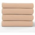 thumbnail image 3 of Kotton Culture 600 TC 4 Pc Sheet Set - 100% Egyptian Cotton 1 Flat sheet 1 Fitted sheet and 2 Pilowcases, 16' Deep Pocket (Blush,Queen), 3 of 7