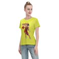 thumbnail image 4 of T-Shirt Basique à Manches Courtes pour Femmes Slam Dunk Rukawa Érable, 4 of 6