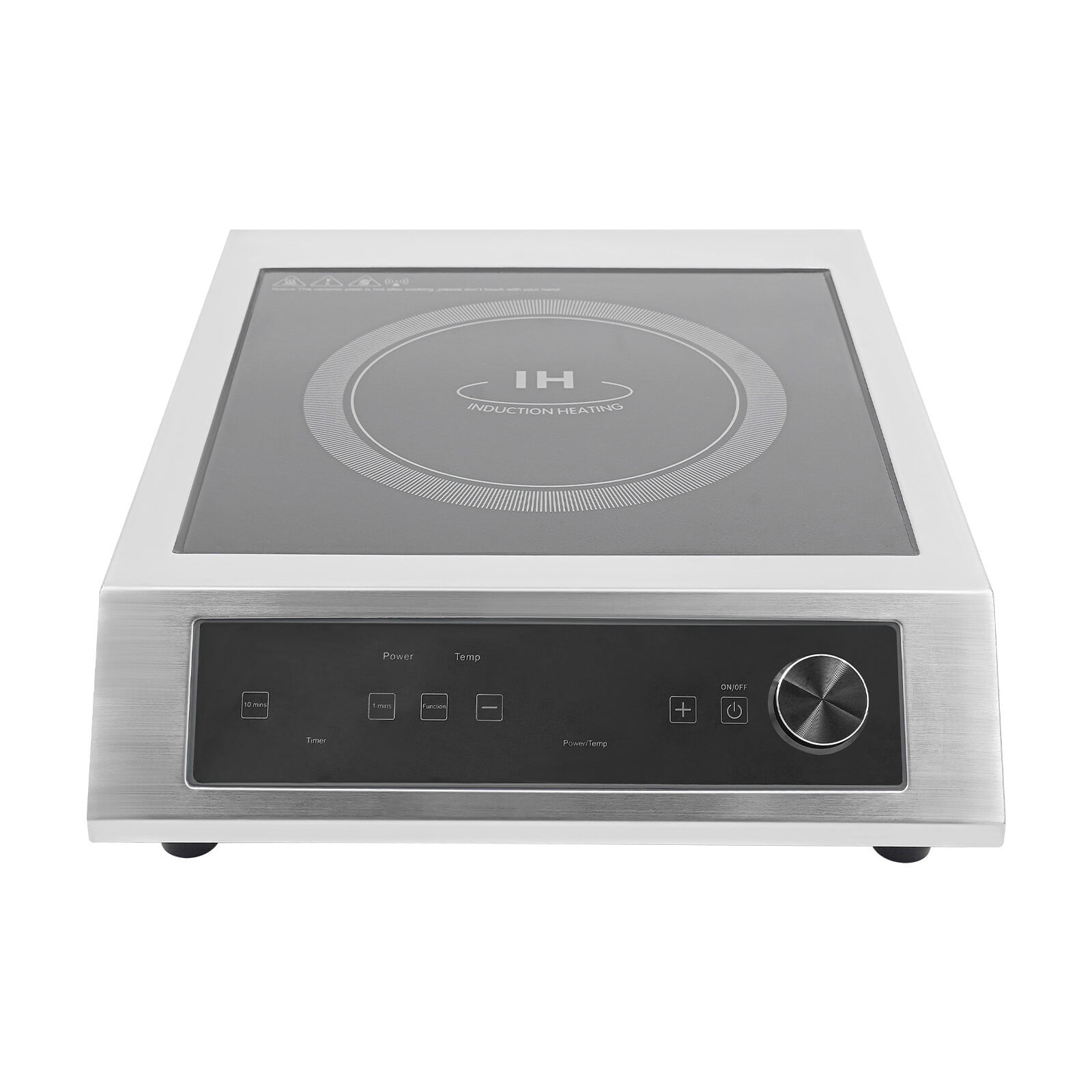 Commercial Induction Cooktop Induction Cooker Electric Hot Plate LED Display 3500W Portable Electric Induction Stove with 9.06 Inch Heating Plate