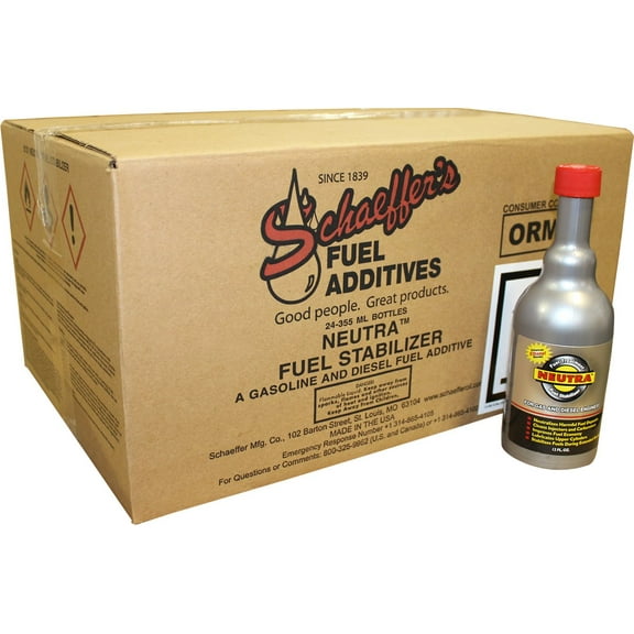 Schaeffer Manufacturing Co. 0131-021 Neutra Fuel Stabilizer, 12 oz. Bottle (Pack of 24)