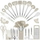thumbnail image 1 of Set de utensilios de cocina BESTZMWK Silicone Cooking 33 Gadgets Khaki, 1 of 6