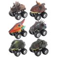 thumbnail image 1 of 6 piezas dinosaurios tiran hacia atrás coche de juguete, camión creativo, vehículos modelo de dinosaurio, juguete de dinosaurio para regalos Zulema Tire hacia atrás de los juguetes, 1 of 7