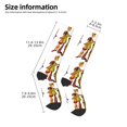 thumbnail image 2 of Rocae Scooby-Doo Chaussettes de compression Décontractées pour Femmes Hommes Bas Contrastés, 2 of 6