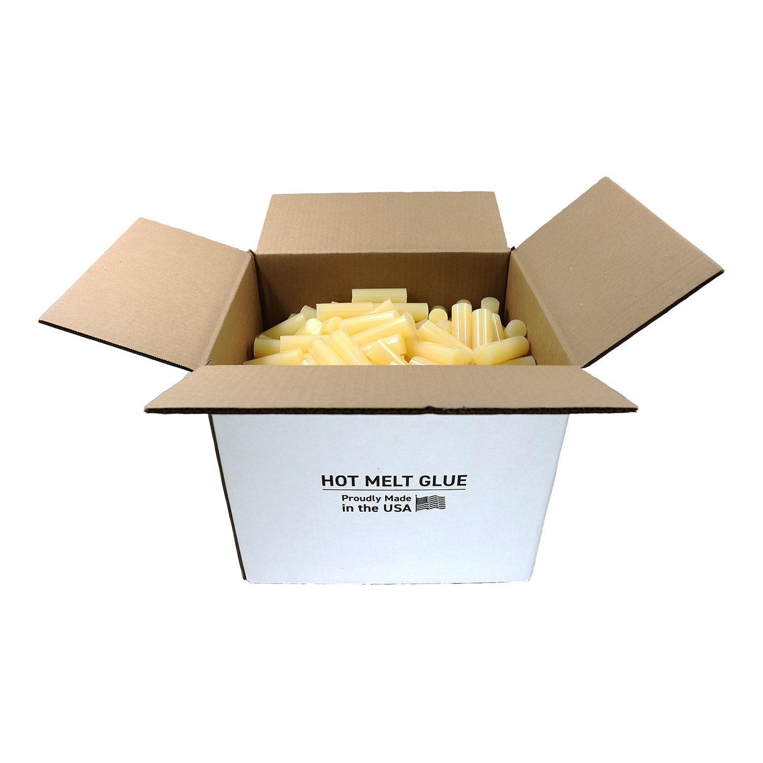 C-862 Low Temperature Packaging Hot Melt Glue Sticks - 1" x 3" | 35 Lb Box