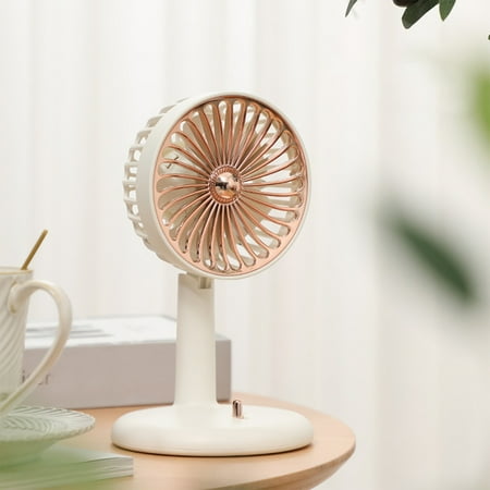 

Lydiaunistar Rechargeable Usb Fan Portable In A Straight Two Speed Wind Speed Desktop Fan Regolabile Angle Up and Down Sway Head