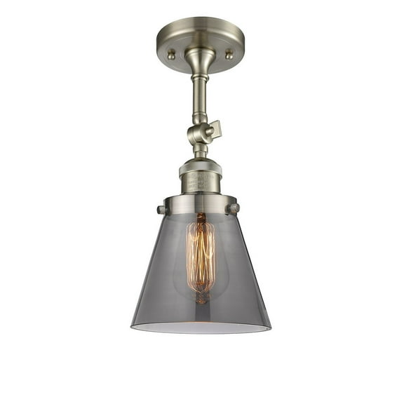 1 Light Vintage Dimmable Led Semi-Flush Mount