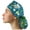 01_Blue, variant on Nurse Caps for Women and Men Scrub Cap with Buttons Bouffant Hat Sweatband Womens Mens Hat